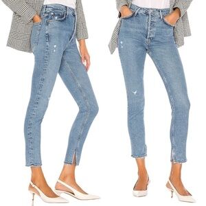 AGOLDE x REVOLVE Nico High Rise Slim Jeans in Headlines